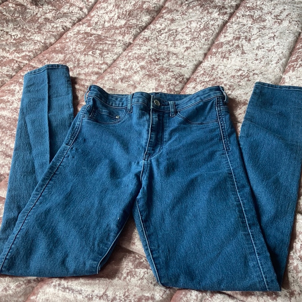 Denim jeggings. Very soft and stretchy.